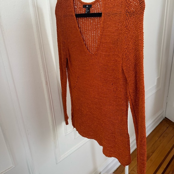 H&M Rust Knit Top - Picture 4 of 6
